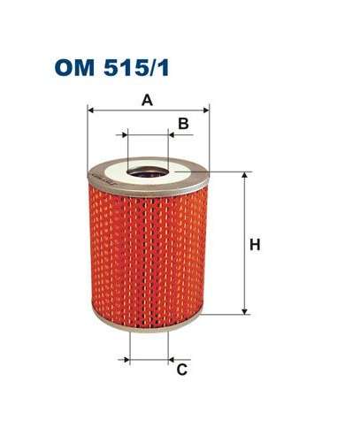 Filtro de aceite Filtron OM 515/1 - FILTRO DE ACEITE FILTRON