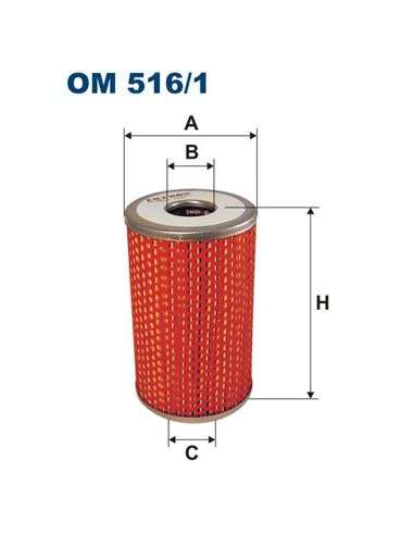 Filtro de aceite Filtron OM 516/1 - FILTRO DE ACEITE FILTRON
