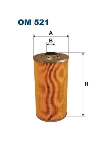 Filtro de aceite Filtron OM 521 - FILTRO DE ACEITE FILTRON