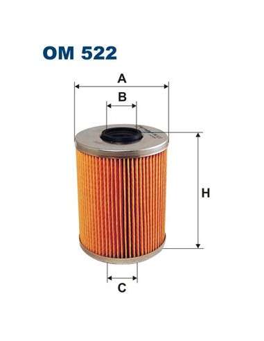 Filtro de aceite Filtron OM 522 - FILTRO DE ACEITE FILTRON
