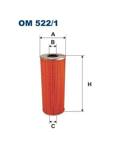 Filtro de aceite Filtron OM 522/1 - FILTRO DE ACEITE FILTRON