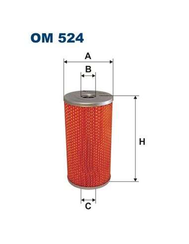 Filtro de aceite Filtron OM 524 - FILTRO DE ACEITE FILTRON