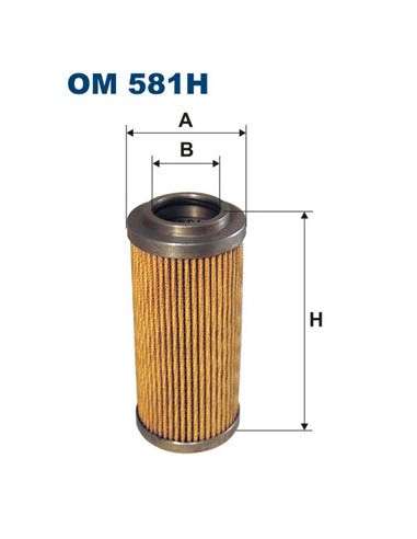 Filtro de aceite Filtron OM 581H - FILTRO DE ACEITE
