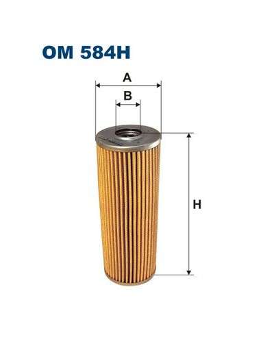 Filtro de aceite Filtron OM 584H - FILTRO DE ACEITE