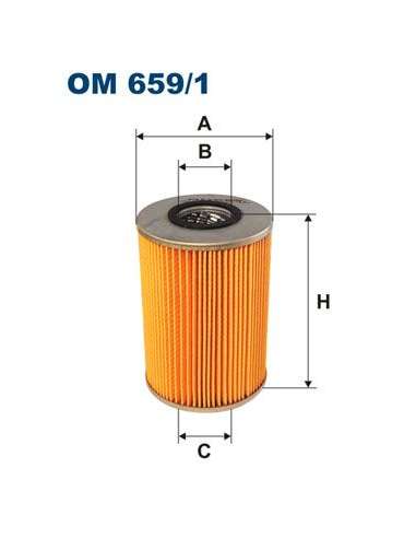 Filtro de aceite Filtron OM 659/1 - FILTRO ACEITE FILTRON