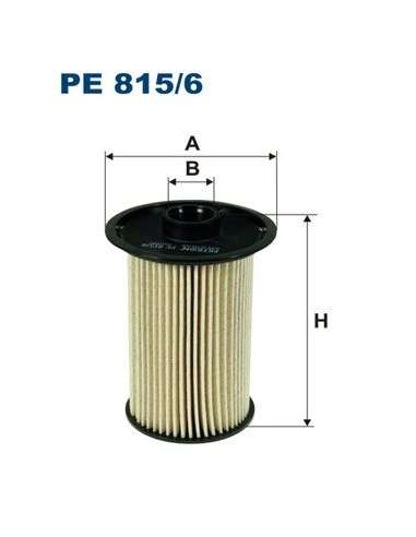 Filtro combustible Filtron PE 815/6 - FILTRO DE COMBUSTIBLE FILTRON