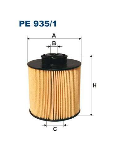 Filtro combustible Filtron PE 935/1 - FILTRO DE COMBUSTIBLE FILTRON