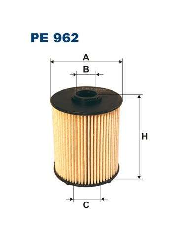 Filtro combustible Filtron PE 962 - FILTRO DE COMBUSTIBLE FILTRON