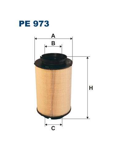 Filtro combustible Filtron PE 973 - FILTRO DE COMBUSTIBLE FILTRON