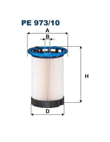 Filtro combustible Filtron PE 973/10 - FILTRO DE COMBUSTIBLE FILTRON
