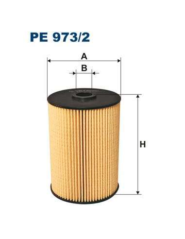 Filtro combustible Filtron PE 973/2 - FILTRO DE COMBUSTIBLE FILTRON