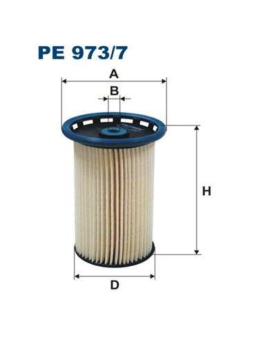Filtro combustible Filtron PE 973/7 - FILTRO DE COMBUSTIBLE FILTRON