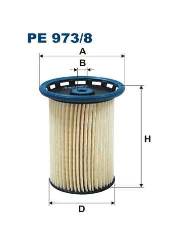 Filtro combustible Filtron PE 973/8 - FILTRO DE COMBUSTIBLE FILTRON