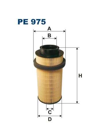 Filtro combustible Filtron PE 975 - FILTRO COMBUSTIBLE FILTRON