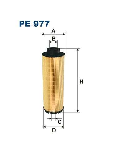 Filtro combustible Filtron PE 977 - FILTRO DE COMBUSTIBLE FILTRON