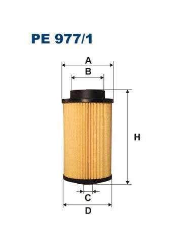 Filtro combustible Filtron PE 977/1 - FILTRO DE COMBUSTIBLE FILTRON