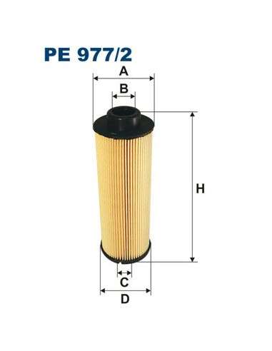 Filtro combustible Filtron PE 977/2 - FILTRO DE COMBUSTIBLE FILTRON