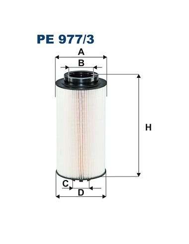 Filtro combustible Filtron PE 977/3 - FILTRO DE COMBUSTIBLE FILTRON