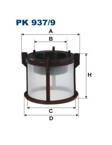 Filtro combustible Filtron PK 937/9 - FILTRO DE COMBUSTIBLE FILTRON