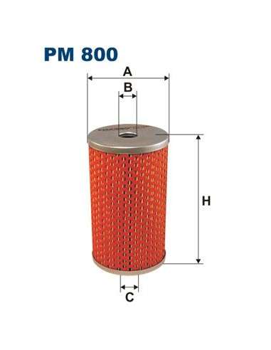 Filtro combustible Filtron PM 800 - FILTRO DE COMBUSTIBLE FILTRON