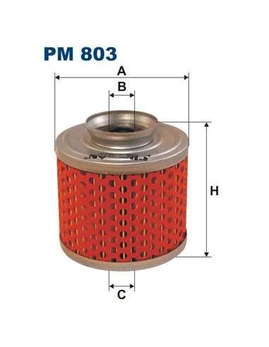 Filtro combustible Filtron PM 803 - FILTRO DE COMBUSTIBLE FILTRON