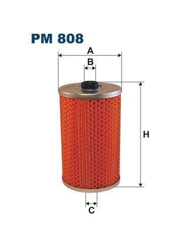 Filtro combustible Filtron PM 808 - FILTRO DE COMBUSTIBLE FILTRON