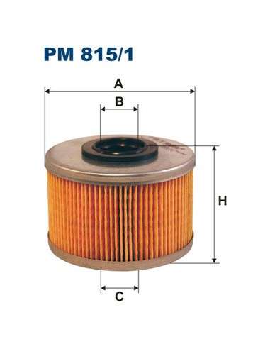 Filtro combustible Filtron PM 815/1 - FILTRO DE COMBUSTIBLE FILTRON