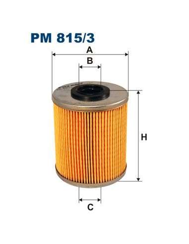 Filtro combustible Filtron PM 815/3 - FILTRO DE COMBUSTIBLE FILTRON