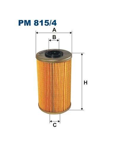 Filtro combustible Filtron PM 815/4 - FILTRO DE COMBUSTIBLE FILTRON