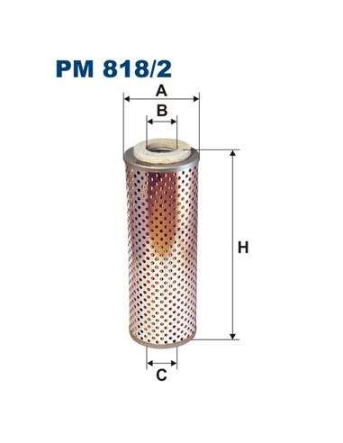 Filtro combustible Filtron PM 818/2 - FILTRO DE COMBUSTIBLE