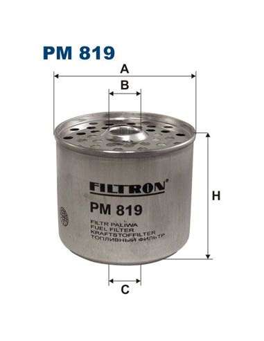 Filtro combustible Filtron PM 819 - FILTRO DE COMBUSTIBLE FILTRON