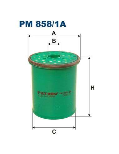 Filtro combustible Filtron PM 858/1A - FILTRO DE COMBUSTIBLE