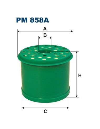Filtro combustible Filtron PM 858A - FILTRO DE COMBUSTIBLE
