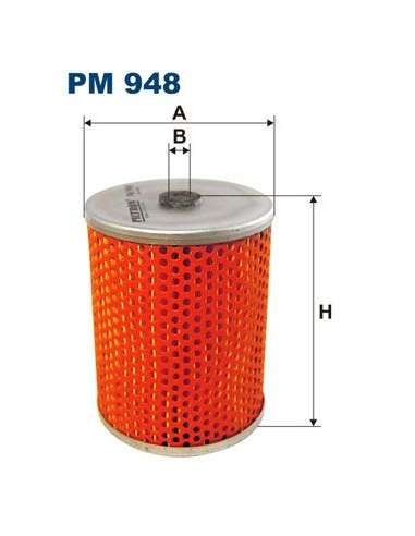 Filtro combustible Filtron PM 948 - FILTRO DE COMBUSTIBLE FILTRON