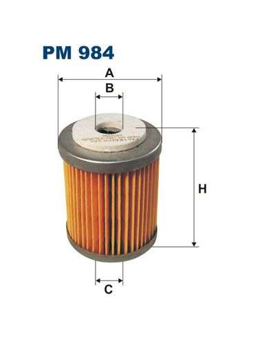 Filtro combustible Filtron PM 984 - FILTRO DE COMBUSTIBLE FILTRON