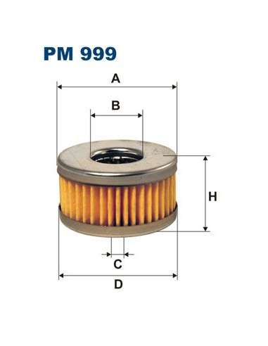 Filtro combustible Filtron PM 999 - FILTRO DE COMBUSTIBLE FILTRON