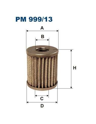 Filtro combustible Filtron PM 999/13 - FILTRO DE COMBUSTIBLE FILTRON