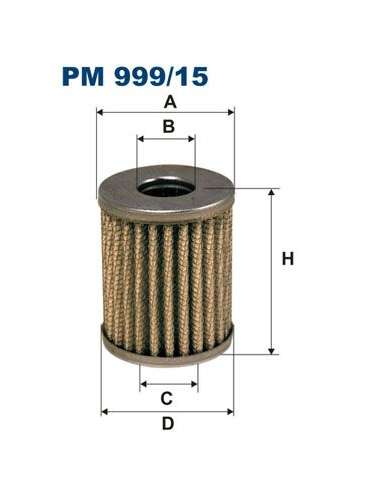 Filtro combustible Filtron PM 999/15 - FILTRO DE COMBUSTIBLE FILTRON