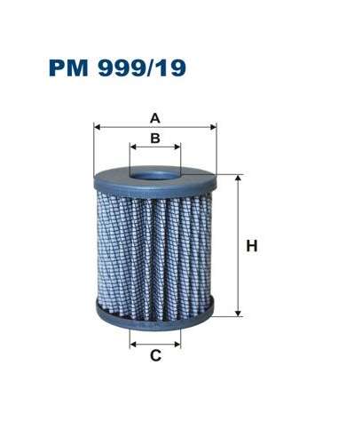Filtro combustible Filtron PM 999/19 - FILTRO DE COMBUSTIBLE FILTRON