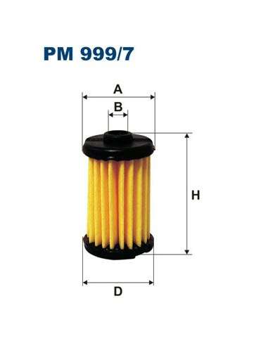 Filtro combustible Filtron PM 999/7 - FILTRO DE COMBUSTIBLE FILTRON