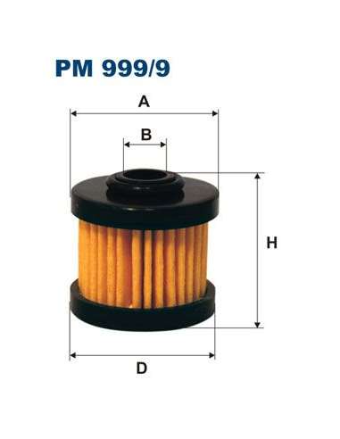 Filtro combustible Filtron PM 999/9 - FILTRO DE COMBUSTIBLE FILTRON