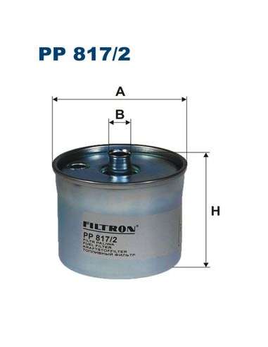 Filtro combustible Filtron PP 817/2 - FILTRO DE COMBUSTIBLE FILTRON