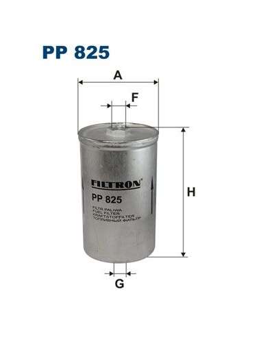 Filtro combustible Filtron PP 825 - FILTRO DE COMBUSTIBLE FILTRON