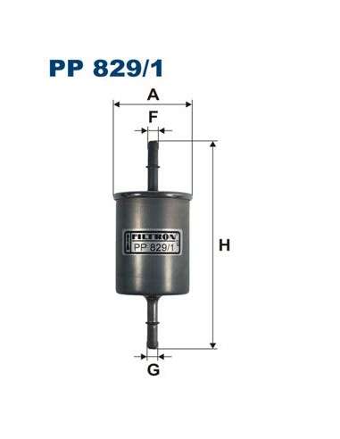 Filtro combustible Filtron PP 829/1 - FILTRO DE COMBUSTIBLE FILTRON