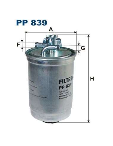 Filtro combustible Filtron PP 839 - FILTRO DE COMBUSTIBLE FILTRON