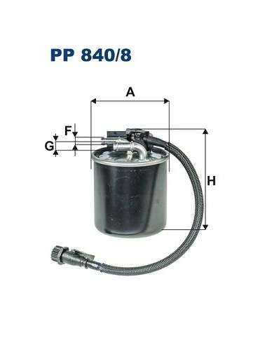 Filtro combustible Filtron PP 840/8 - FILTRO DE COMBUSTIBLE FILTRON