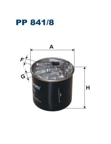 Filtro combustible Filtron PP 841/8 - FILTRO DE COMBUSTIBLE FILTRON