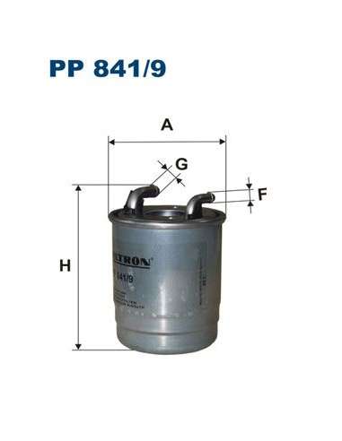 Filtro combustible Filtron PP 841/9 - FILTRO DE COMBUSTIBLE FILTRON