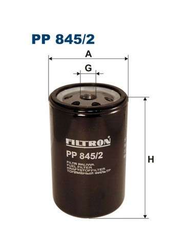 Filtro combustible Filtron PP 845/2 - FILTRO DE COMBUSTIBLE FILTRON