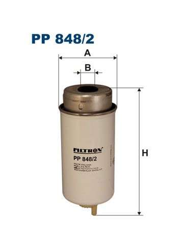 Filtro combustible Filtron PP 848/2 - FILTRO DE COMBUSTIBLE FILTRON